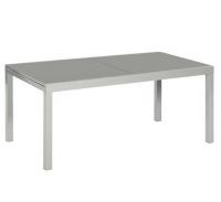 MX Gartenmöbel Carrara Set 7tlg. schwarz Tisch 150/ 220x90cm